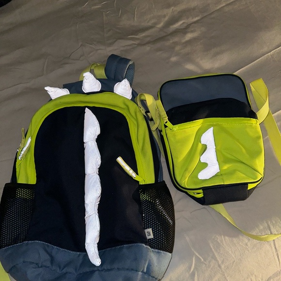 Gap Kids Neon Backpack Lunch Box Wallet Matching Set Boy - Picture 2 of 3